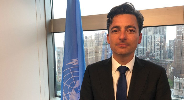 Jelle Postma, Chief of the Countering Terrorist Travel and Aviation Security Section in the UN Office of Counter-terrorism. (6 May 2019)