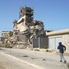 (من الأرشيف) آثار الدمار في المدينة القديمة في بنغازي