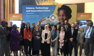 Участники выставки инновационных решений в ООН