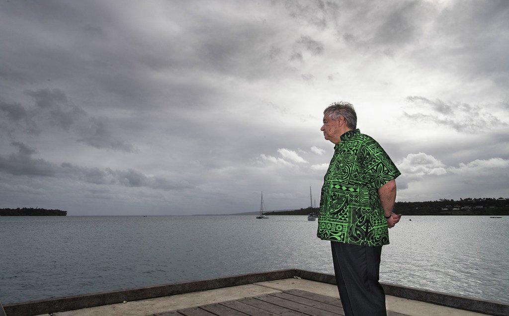 联合国秘书长安东尼奥·古特雷斯太平洋之行的最后一站——访问瓦努阿图，观察气候变化的影响。(2019年5月18日)