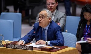  Ghassan Salamé, Special Representative of the Secretary-General and Head of the United Nations Support Mission in Libya (UNSMIL), briefs the Security Council on the situation in Libya. (21 May 2019)