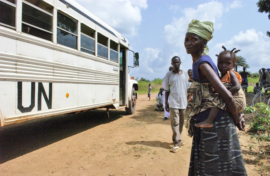 La Mission de maintien de la paix de l'ONU en Sierra Leone fut la première à être explicitement mandatée de protéger les civils il y a 20 ans (photo archives)