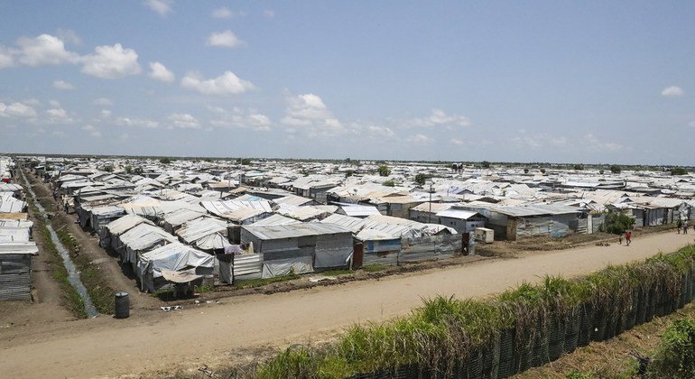 In 2019, some 200,000 people were sheltering in UN protection of civilians sites in South Sudan. (file 2017)