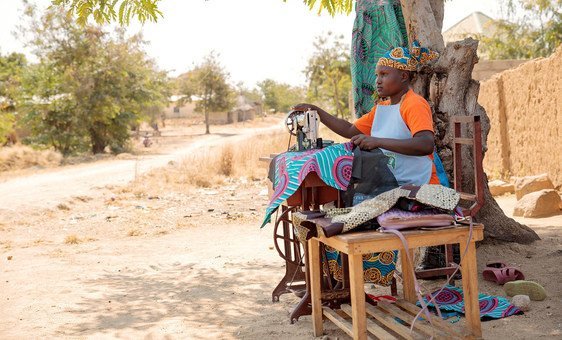 Marie-Noelle, 22, is a single mother of three and a SGBV survivor. She is a member of the Association of Unified Women of Mokolo, a beneficiary of the Women Economic Empowerment programme.