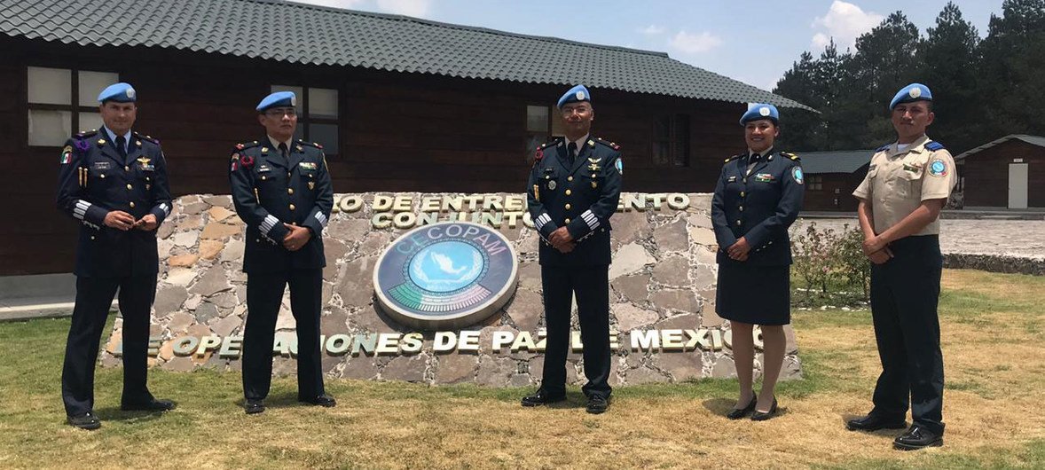 Miembros del Ejército mexicano que han servido en Misiones de Mantenimiento de la Paz.