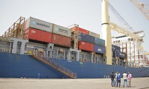 也门荷台达港口。