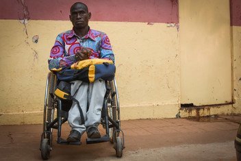 Utente do Centro de Acesso à Justiça em Bissau Velho, Joaquim Agostinho da Silva