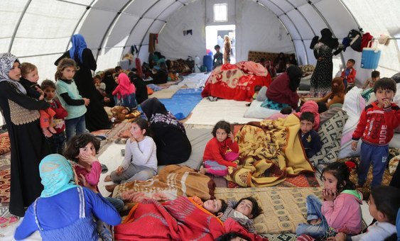 Referindo-se à Síria, o chefe da ONU alerta para escalada mortal no noroeste do país que desalojou centenas de milhares de pessoas e que “pode resultar numa catástrofe humanitária para os três milhões de pessoas que residem no maior Idlib.”