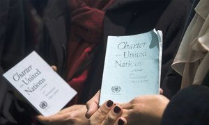The principles of the UN Charter are the foundation of the Organization's work—guiding its mission to promote peace, development, and human rights for all.
