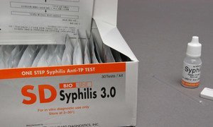 Syphilis is a curable sexually transmitted infection. (file)