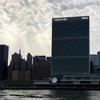 Вид на штаб-квартиру ООН в Нью-Йорке