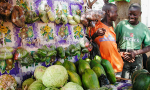 The Food and Agriculture Organization and World Health Organization are joining forces to assist countries to prevent, manage and respond to risks along the food supply chain. Pictured above is a marketplace in Kampala, Uganda.