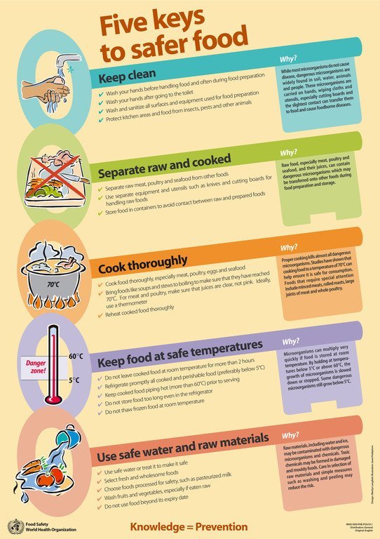 Five keys to safer food