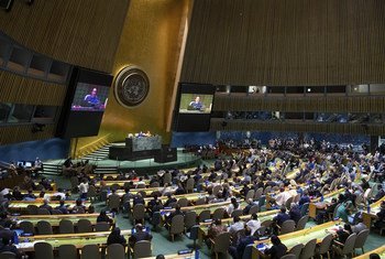 La Asamblea General elige a cinco miembros no permanentes del Consejo de Seguridad.