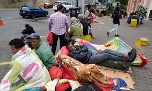 An average of 1,650 refugees and migrants from Venezuela continue to arrive each day in Ecuador.  (4 June 2019)