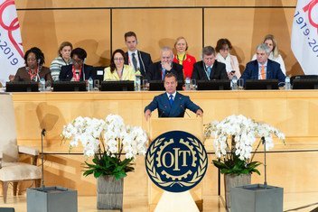 Дмитрий Медведев, Председатель правительства России, выступил на 108-ой Международной конференции труда