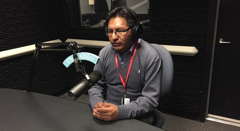 Freddy Mamani Machaca, jefe de la Unidad de Coordinación para la Diplomacia de los Pueblos y los Pueblos Indígenas del Ministerio de Relaciones Exteriores de Bolivia