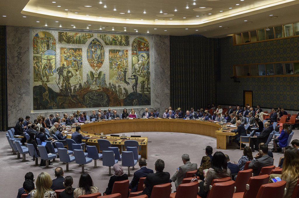 من الأرشيف: جلسة مجلس الأمن حول إطار تعزيز التعاون والشراكة بين المجلس وجامعة الدول العربية.