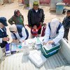 Maintaining a cold chain is vital to the work of mobile health teams like this one in Jordan.