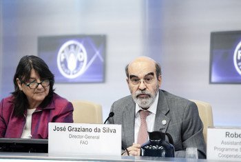 FAO Director-General José Graziano da Silva. Symposium on the Future of Food. Opening Session. FAO headquarters.