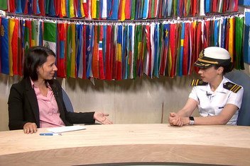 Entrevista com a capitão de corveta da Marinha do Brasil, Márcia Braga.