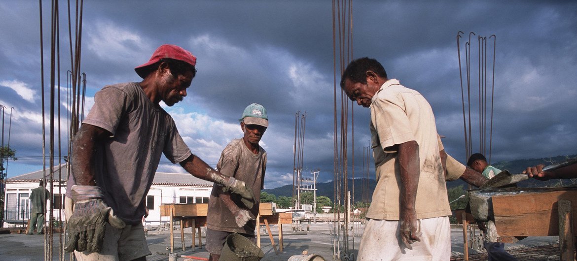 Estímulo foi dado pelos setores de construção e serviços públicos no Timor-Leste.