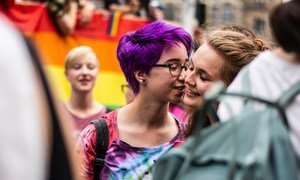 Un acto de la comunidad LGBTI en Berlín.