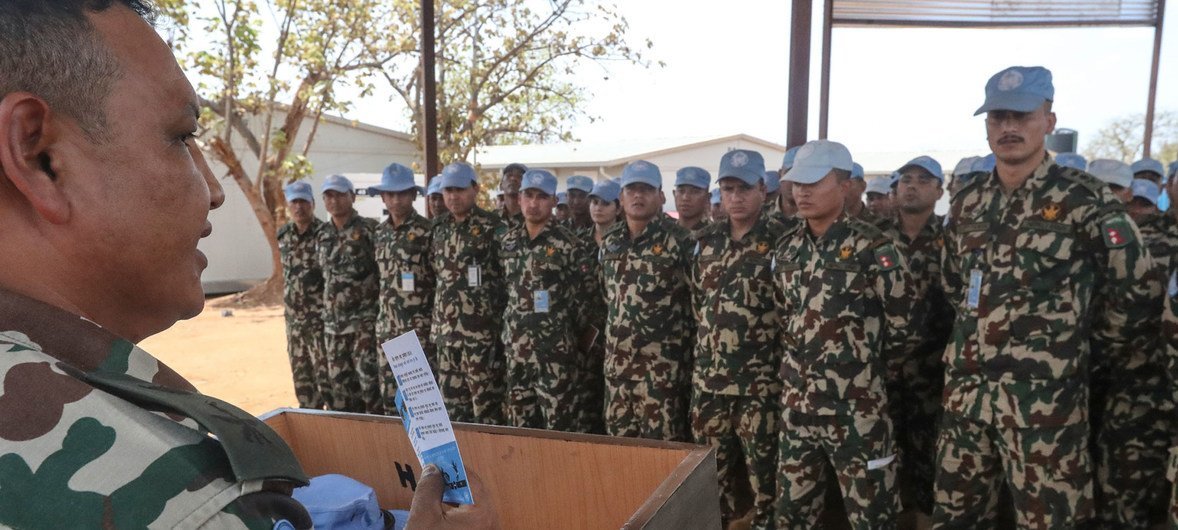 Полицейские ООН из Непала в миротворческой операции в Южном Судане