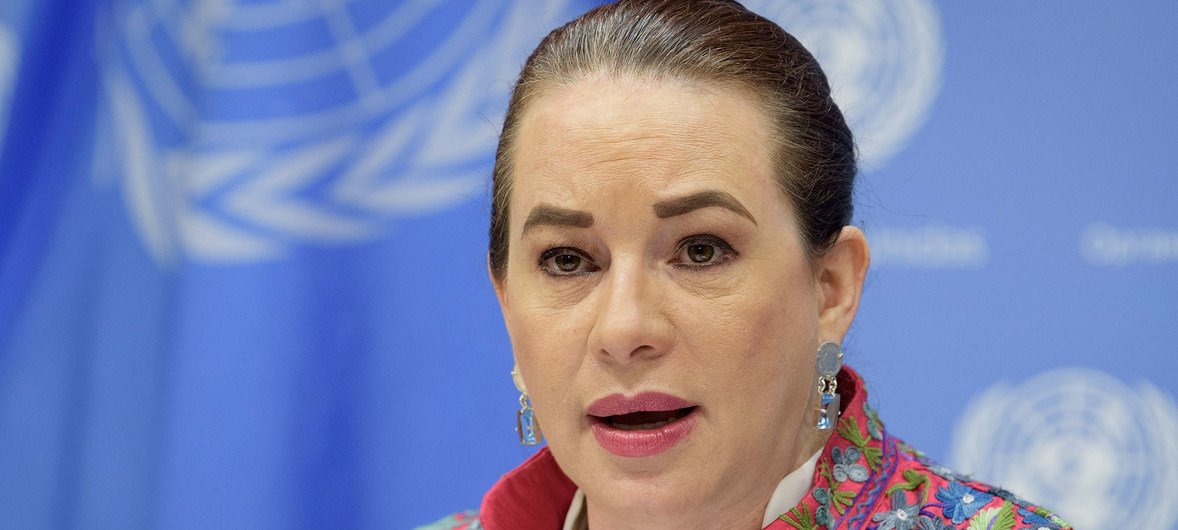 Press briefing by the President of the General Assembly, Ms. María Fernanda Espinosa Garcés. (27 June 2019)