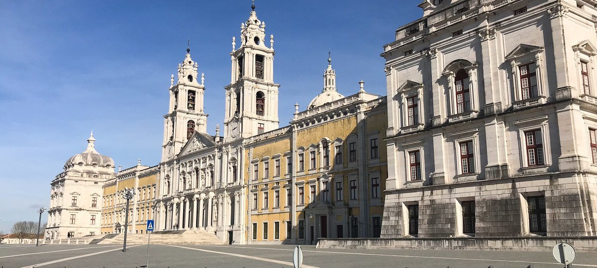 Palácio Nacional de Mafra, em Portugal. País teve aumento de casos de Covid-19 em janeiro