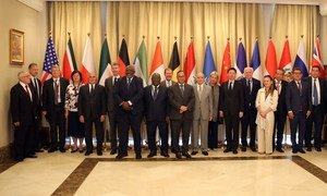 UN Security Council meet with the Minister of Foreign Affairs of the Republic of Iraq, Mr. Mohammed Alhakim. (29 June 2019)