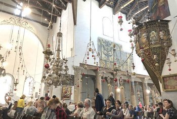 Iglesia de la Natividad en la ciudad palestina de Belén.