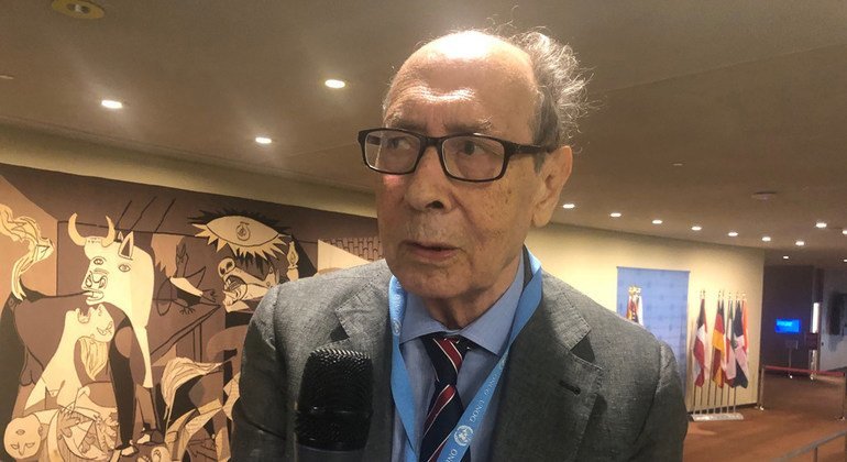 السفير والدبلوماسي المصري المخضرم سعد الفرارجي، مقرر الأمم المتحدة الخاص المعني بالحق في التنمية في حوار مع أخبار الأمم المتحدة.