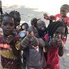 Дети из семей, пострадавших в результате нашествия циклона Идаи. Бейра, Мозамбик