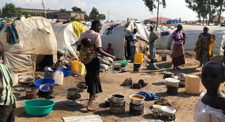 La campaña de vacunación para contener el sarampión en la República Democrática del Congo comenzó en los campamentos de desplazados en Bunia, en la provincia de Ituri.
