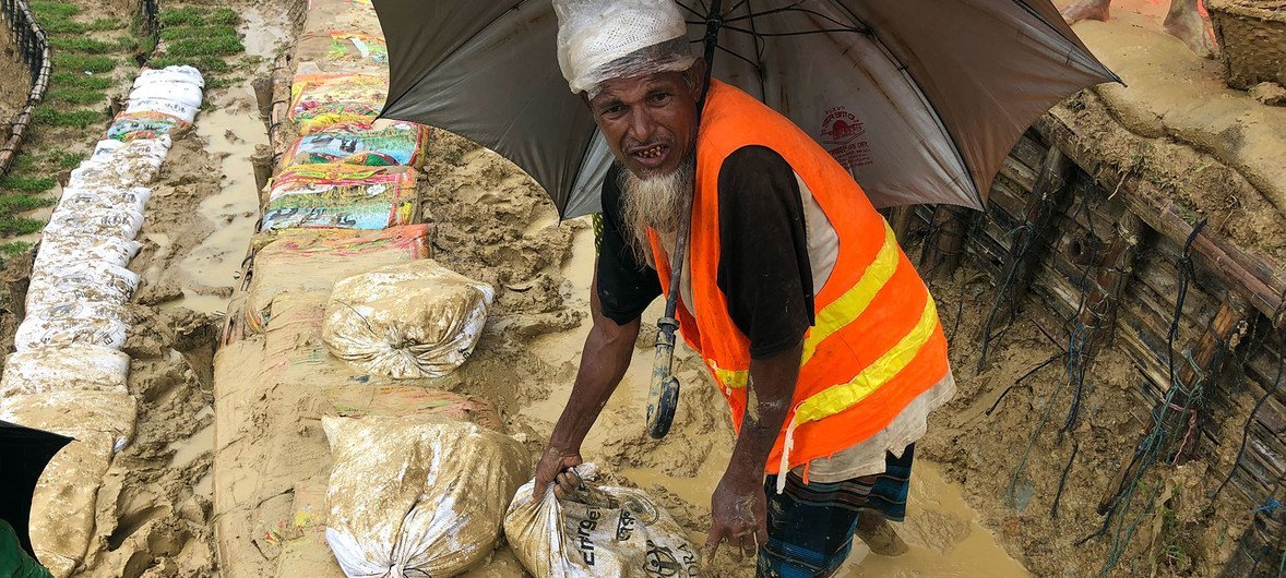 Days of heavy monsoon rains and wind have pounded the refugee camps in the Cox’s Bazar area of Bangladesh since 4 July 2019.
