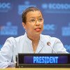 Inga Rhonda King, President of the UN Economic and Social Council (ECOSOC).