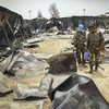 马里稳定团位于廷巴克图的营地。2017年5月3日，该营地遭遇袭击，造成一名利比里亚籍维和人员死亡，多人受伤。