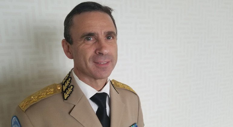 Lt. Gen. Dennis Gyllensporre of Sweden, Force Commander of the United Nations Multidimensional Integrated Stabilization Mission in Mali (MINUSMA). (25 July 2019)