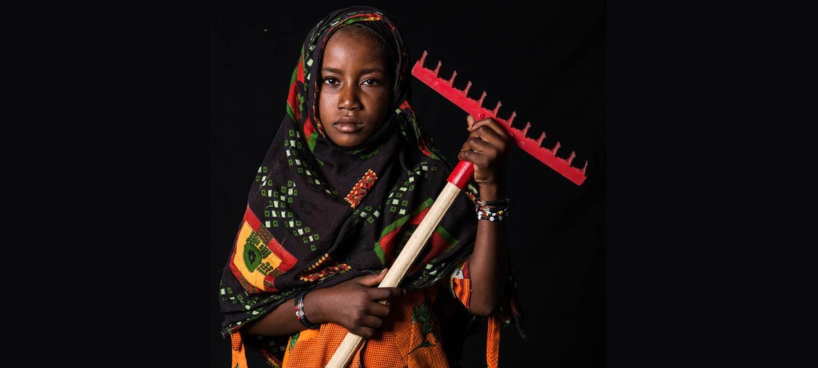 11-летняя Калтума из Чада хочет стать фермером