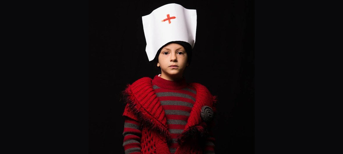 10-летняя Гина из Ирака хочет стать медсестрой