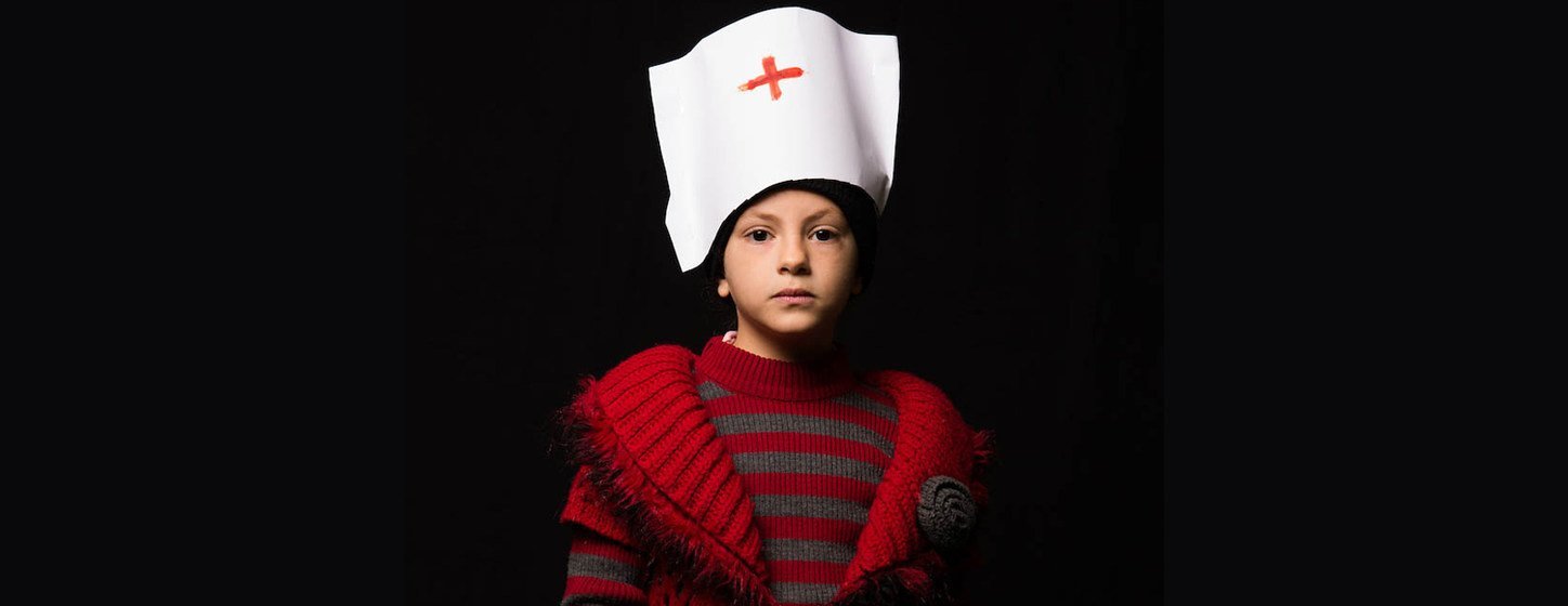 10-летняя Гина из Ирака хочет стать медсестрой