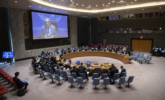 Ghassan Salamé, the Special Representative of the Secretary-General and Head of the UN Support Mission in Libya (UNSMIL), briefs Security Council. 