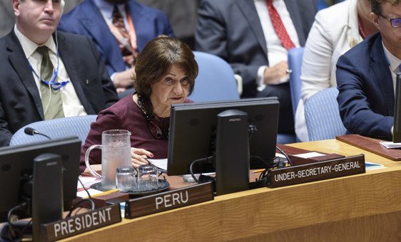 Rosemary DiCarlo, Under-Secretary-General for Political and Peacebuilding Affairs, addresses the Security Council  on Afghanistan. (26 July 2019)